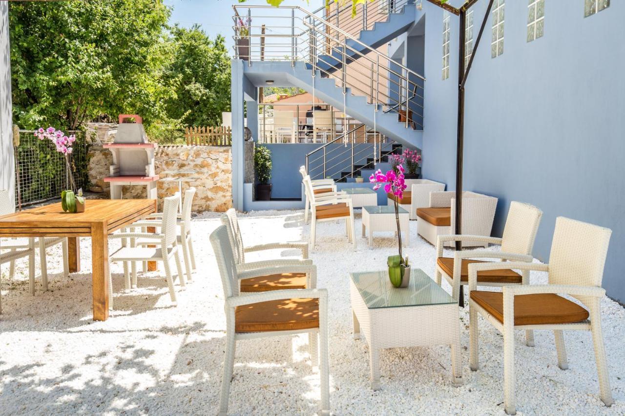 New Azzurro Deluxe Hotel Limenaria  Bagian luar foto