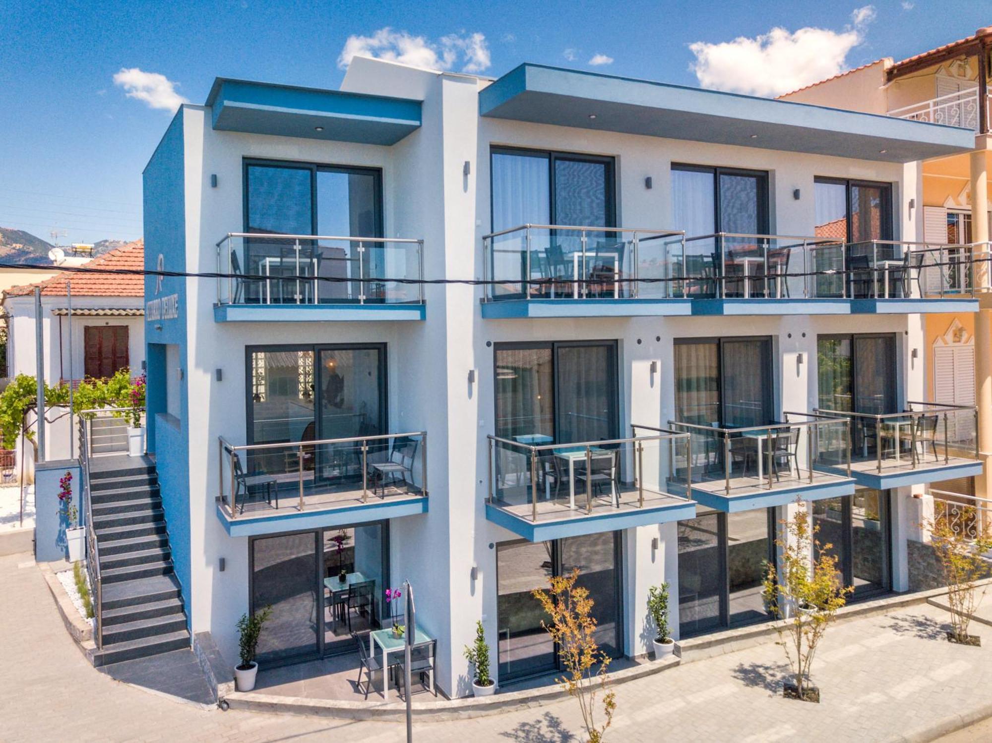 New Azzurro Deluxe Hotel Limenaria  Bagian luar foto